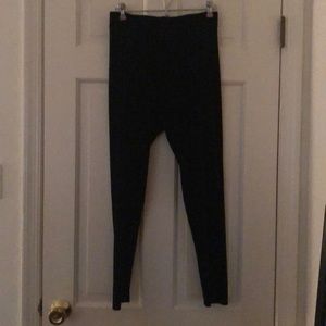 Black Velvet Leggings